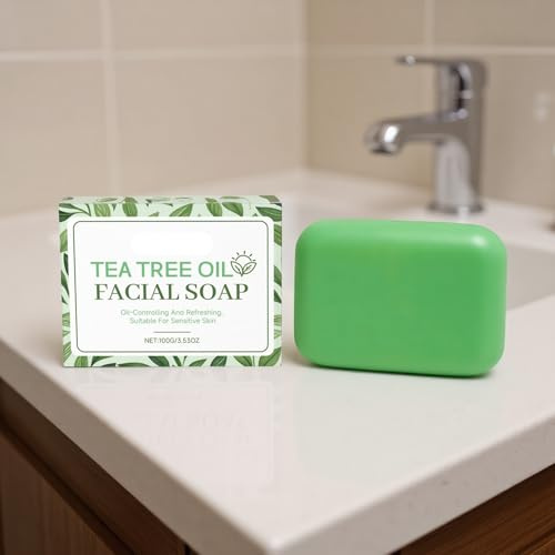 Savon D'arbre À Thé Antifongique, Savon Antifongique, Savons Anti Mycose Pied, Savons Pour Le Visage, Traitement Antifongiques Antibactérien, Pour Hommes Femmes Bébés Enfant