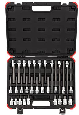 GEDORE Bit-Satz, Schraubendreher-Einsatz-Set für Innensechskant-Schrauben, Schraubenzieher-Bits, Werkzeug, R68003030