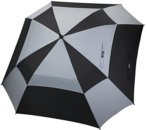 G4Free 62 Inch Automatische Open Golf Umbrella Doppelte Baldachin Quadratischen Regenschirm Extra Große Belüftete Winddicht Stick Regenschirme für Männer und Frauen