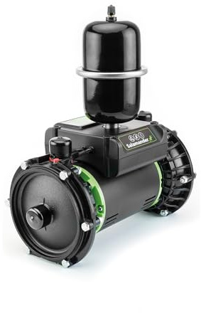 Salamander Pumps - Right Pumps RP50TU Shower Pump - 1.5 Bar Pressure - Twin End - Suitable for Any (+ or -) Gravity Fed Systems - Quiet Mark