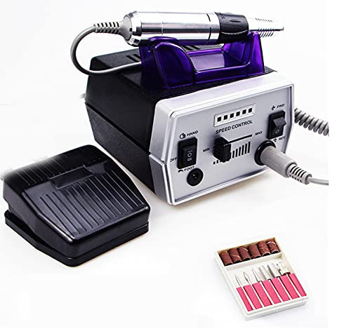 Limas de uñas eléctricas Taladro de uñas eléctrico 35000rpm Profesión Manicura Pedicura Máquina Fresadora Accesorios Lima de uñas Kit de herramientas de manicura para uñas naturales, esmalte