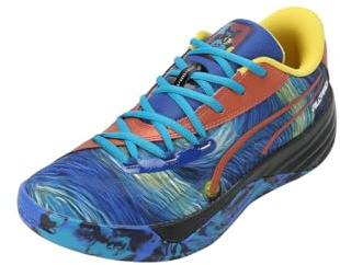 PUMA Scarpe da Basket all-PRO Nitro™ SQD Dylan Exhibit Unisex 45, Vivid Blue Tropical