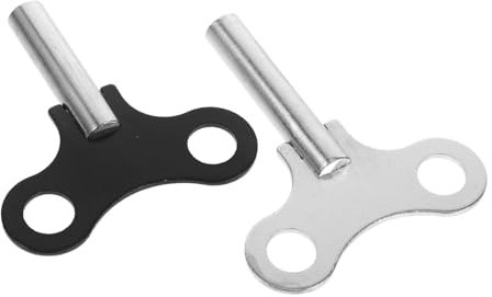 KITANDOVE 2stücke Robuste Wanduhr Aufziehschlüssel Metall Uhrmacher Werkzeug Für Mechanische Standuhren Wanduhren Und Wecker Hochwertige Ersatzteile Für Uhrenreparatur