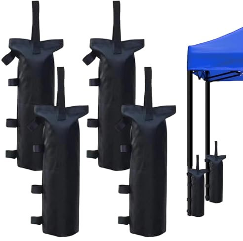 vaolmlop Set Di 4 Pesi Per Gazebo,Zavorra Per Gazebo,Può Contenere 9-11 Kg Per Pezzo,Buona Prestazione Impermeabile,Per Tende Padiglioni Ombrelloni Scalette Per Piscine