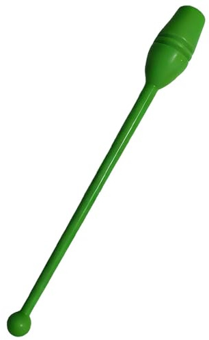 Oshhni 35cm Long Rhythmic Gymnastics Club Training Accessory for Competition, Green