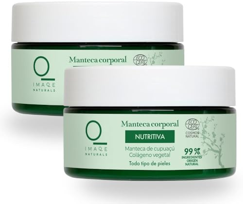 Naturals Manteca Corporal Nutritiva con Cupuaçú y Colágeno Vegetal, 200 ml, Pack de 2