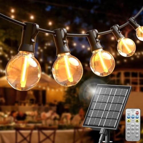 SON4SUN Guirlande Lumineuse Exterieure Solaire LED 20M avec 30 +2 Ampoules