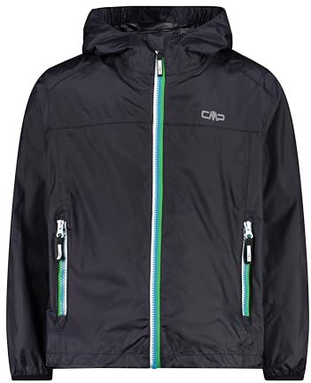 CMP Giacca con Cappuccio Boys Rain | Giacca funzionale per bambini attivi, taglio ergonomico, traspirante, per avventure all'aria aperta