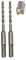 jw-germany 2 Stück HM - SDS PLUS High-Quality Hammerbohrer Betonbohrer Z= 4 mit Zentrierspitze… (SDS-PLUS 5 x 110mm)