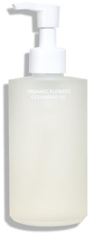 Whamisa Organic Flowers Cleansing Oil – Postbiotisch angereicherter Make-up-Entferner, Tiefenreinigung & Porenpflege, fermentierte Formel mit einfacher Abspülbarkeit (260ml)