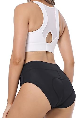 Leeboom Cycliste Femme Rembourré pour Velo Cuissard Velo Femme Respirable Culotte Aux Navetteurs Et Aux Cyclistes De Loisirs