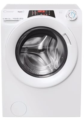Candy RO496DWM7/1S 9Kg 1400RPM Frontlader Waschmaschine Weiß 15% effizienter als Klasse A