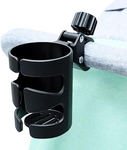 Getränkehalter für Kinderwagen,Universal Getränkehalter für Fahrrad,Flaschenhalter Wasser Becherhalter für Trolleys Mountainbikes,Rollstuhl Fahrrad Kaffeehalter Kinderwagen Cup Holder