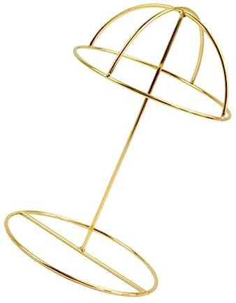 Amosfun 2 Piezas Colgador de sombreros estante de almacenamiento para sombrero perchero de diseño en forma de cúpula vintage Percha de sombrero suministro de tienda de ropa Metal