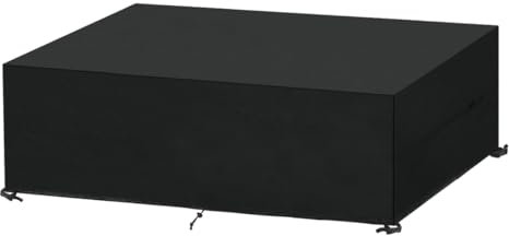 SanGlory Copertura Tavolo Esterno Copertura Mobili da Giardino Impermeabile Telo Copritavolo da Esterno Antivento Copertura Protettiva per Tavolo da Giardino, Rettangolare, 220x80x80cm