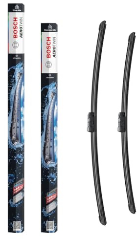 Bosch eA244S - escobilla limpiaparabrisas Aerotwin - Longitud: 625/550 mm - 1 juego para el parabrisas (frontal), enviado en su empaque: menos residuos, fácil apertura