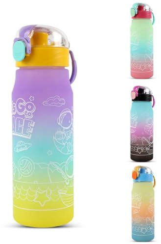 MHwan drickflaska för barn, 600 ml gradientdesign
