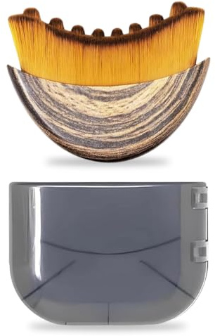 Cepillo de Drenaje Linfático Facial, Cepillo en Seco​Para Contorno de Rostro y Cuello Diseño Ergonómico ​​Masajeador Facial para Reducción de Hinchazón Cepillo Facial (A)