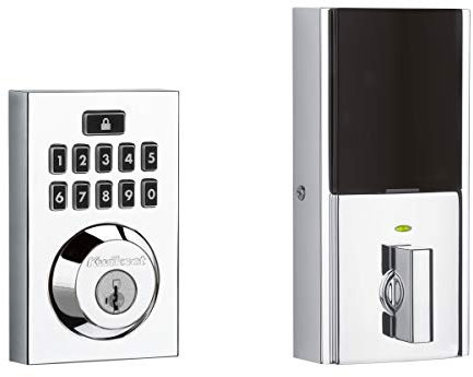 Kwikset 99140-021 914CNT ZW500 26 SMT CP Smart Lock, Contemporary Polished Chrome