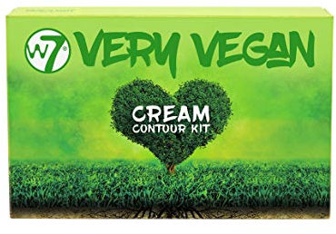 W7 | Contour Makeup Kit | Very Vegan Cream Contour Kit - Fair Light | Highly Pigmented Matte Colors For Contouring And Highlighting