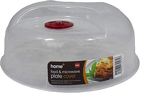 2 X Large Ventilated Microwave Food Plate Dish Cover