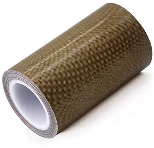 Teflon Fabric Tape, 4 Inch 30 Feet PTFE Tape for Vacuum Sealer Machine, Hand Impulse Sealers Insulation PTFE Coated Fiberglass Adhesive Tape Compatible with FoodSaver, Seal A Meal, Weston, Cabella