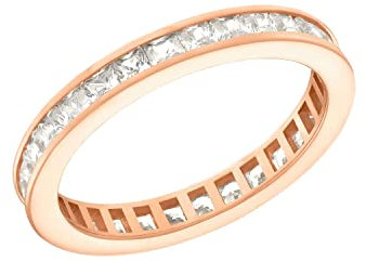 Amor Ring 925 Sterling Silber Damen Ringe, mit Zirkonia synth., Roséfarben, Kommt in Schmuck Geschenk Box, 2027148