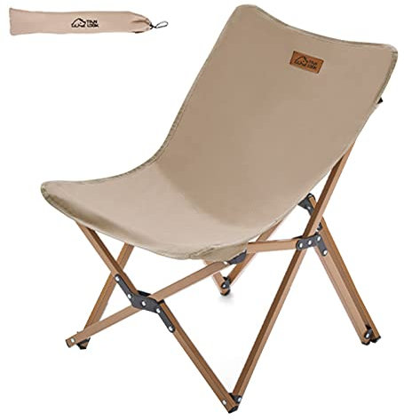 WMLBK Camping Stuhl,Faltbar Klappstuhl Campingstuhl Modern Design Lounge Sessel bis 150kg Faltbar Hocker Outdoor und Indoor Faltsessel für Camping, Angeln, Garten (Groß)