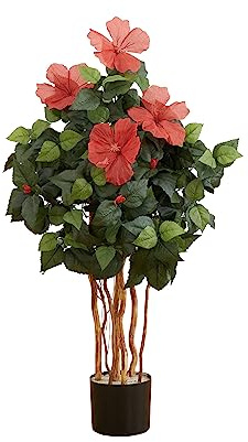 Nearly Natural 3ft. Artificial Hibiscus Tree
