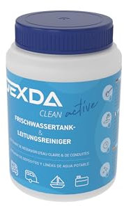 WM aquatec Frischwassersystem Reiniger DEXDA Clean Active (600g) zur Tank- & Leitungsreinigung für Wohnmobile, Caravans & Boote – Frischwassersystem Reinigung & Biofilmentfernung – Made in Germany