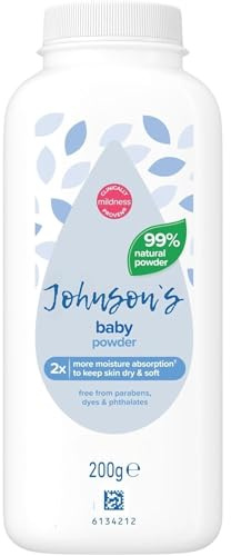 Premium Baby Powder - Gentle and Soothing, Ideal for Sensitive Skin and All Type of Skin Tones, 99% Natural Powder 200 Gram