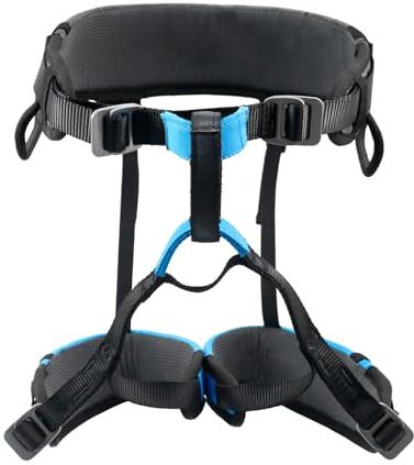 NewDoar Harnais d'escalade pour homme et femme - Pour escalade sur glace - Demi-corps - Ceinture de sécurité en rappel - Taille S