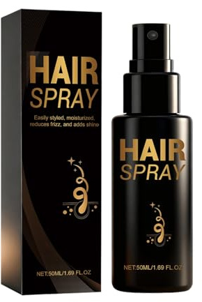 Spray Fissatore Capelli - 50ml Spray Texturizzante Capelli,Modellante per Acconciature a Lunga Durata | Per Viaggio Palestra Matrimonio Festa Cosplay Raduno Pendolarismo Dopo Doccia