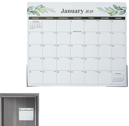 Calendario Da Frigorifero - Calendari Dà Fřigorifero | Càlendario Magnetico Per Frîgorifero 2026, Lavagna Magnetica Pèr Pianificazione Di 18, Grafico Dì Pìanificazione Familiare, Làvagna Peŗ Aule