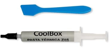 CoolBox Z85 Pasta Térmica de Alto Rendimiento. Thermal Paste 2gr para PC, Consolas, Portátiles, Tarjetas Gráficas, CPU. Alta Durabilidad (6-10 usos en PC, hasta 15 usos en Portátiles).