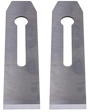 RDEXP 44mm Width High-carbon Steel Carpentry Woodwork Hand Planer for Woodwork Planer DIY Tool Set of 2 Silver