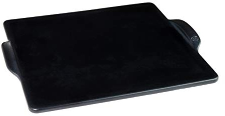 Emile Henry 14 x 14 Square Pizza Stone | Charcoal