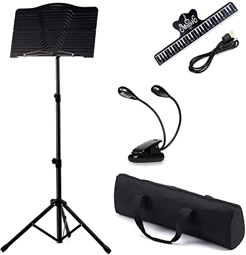 Xample® Heavy Duty Orchestral Conductor Sheet Music Stand Holder Tripod Base Foldable UK
