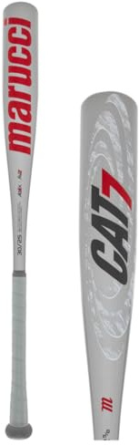 Marucci Msbc725s Bate de béisbol, Niños, Plateado/Gris, 32/ 27 oz