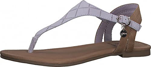 s.Oliver Damen 5-5-28136-28 Flache Sandale, Lila, 39 EU