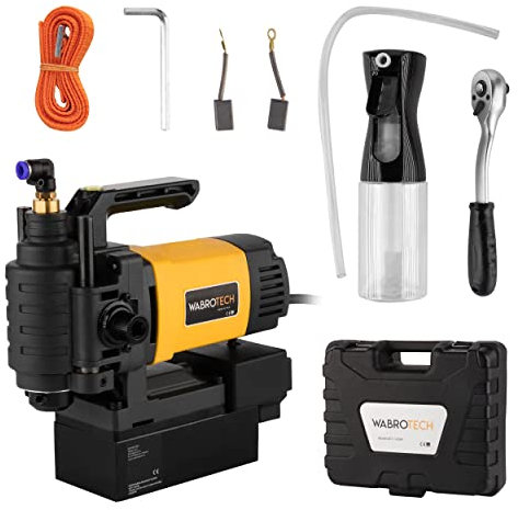 WABROTECH WT55DM Professionelle Magnetbohrmaschine mit Niedrigem Profil 1900W - Universal Magnetische Bohrmaschine - Einstellbar Kernbohrmaschine - Magnetbohreinheit für Stahl - Kernbohrgerät 8,5 kg