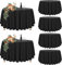 Schwarze Runde Tischdecke 305cm Durchmesser, Polyester Wasserdicht Waschbar, Runde Große Tischdecke für Ø150-240cm Tische, Hochzeit Party Buffet Camping Restaurant (120 Zoll)