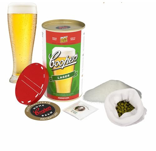 Browin® Bierbrauset zum selber brauen | Komplettes Brauset für die Herstellung von Bier zu Hause | Biergeschenk | Perfekt für Hobbybrauer und Bierliebhaber (Set für Bockbier, 17 L)