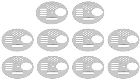 10 Stück Bienenstock-Nuc-Box-Eingangstore, runde drehbare Bienen-Eingangstüren, für Imkerei-Ausrüstung, Imker-Werkzeug, drehbare, effiziente Hochleistungs-Bienenstock-Zubehör