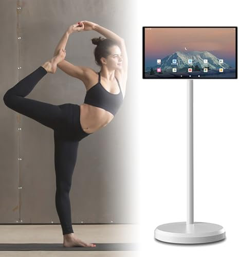 21.5 Smart Screen Portable TV | 1080P Rotatable Touch Screen | 8MP Camera | Silent Universal Wheel | 8H Video Play Time | Android Os | 4G RAM + 64G ROM