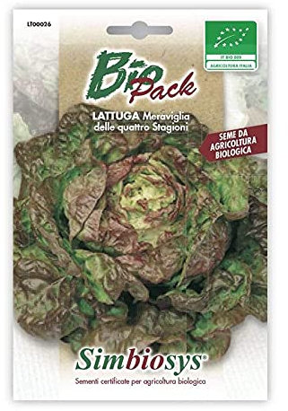SEMENTI BIOLOGICHE PER ORTAGGI IN BUSTINA AD USO AMATORIALE (LATTUGA 4 STAGIONI)