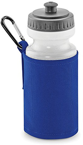 Quadra Water Bottle And Fabric Sleeve Holder (One Size) (Bright Royal)