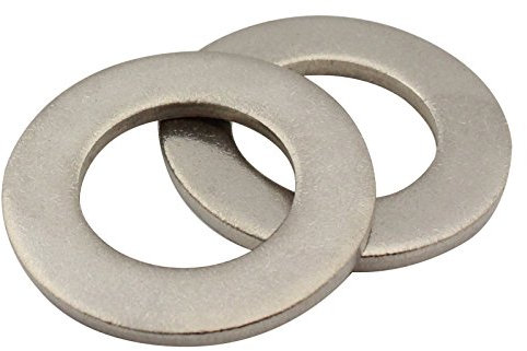 SC-Normteile | 100 Stück Unterlegscheiben Form A (Beilagscheiben) | M6 | DIN 125 | rostfreier Edelstahl A2 (V2A) | SC125