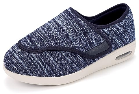 Secret Slippers Women's Diabetic Shoes, Lightweight Wide Width Walking Sneakers with Adjustable Closures for Diabetic Edema Plantar Fasciitis Bunions Arthritis Swollen Feet