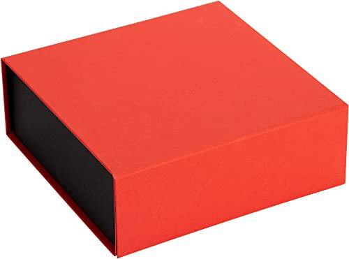 AdelDream Aufbewahrungs und Geschenkboxen Weihnachts Brautklebebox Faltbox ((A) 1 Stück, Rot)